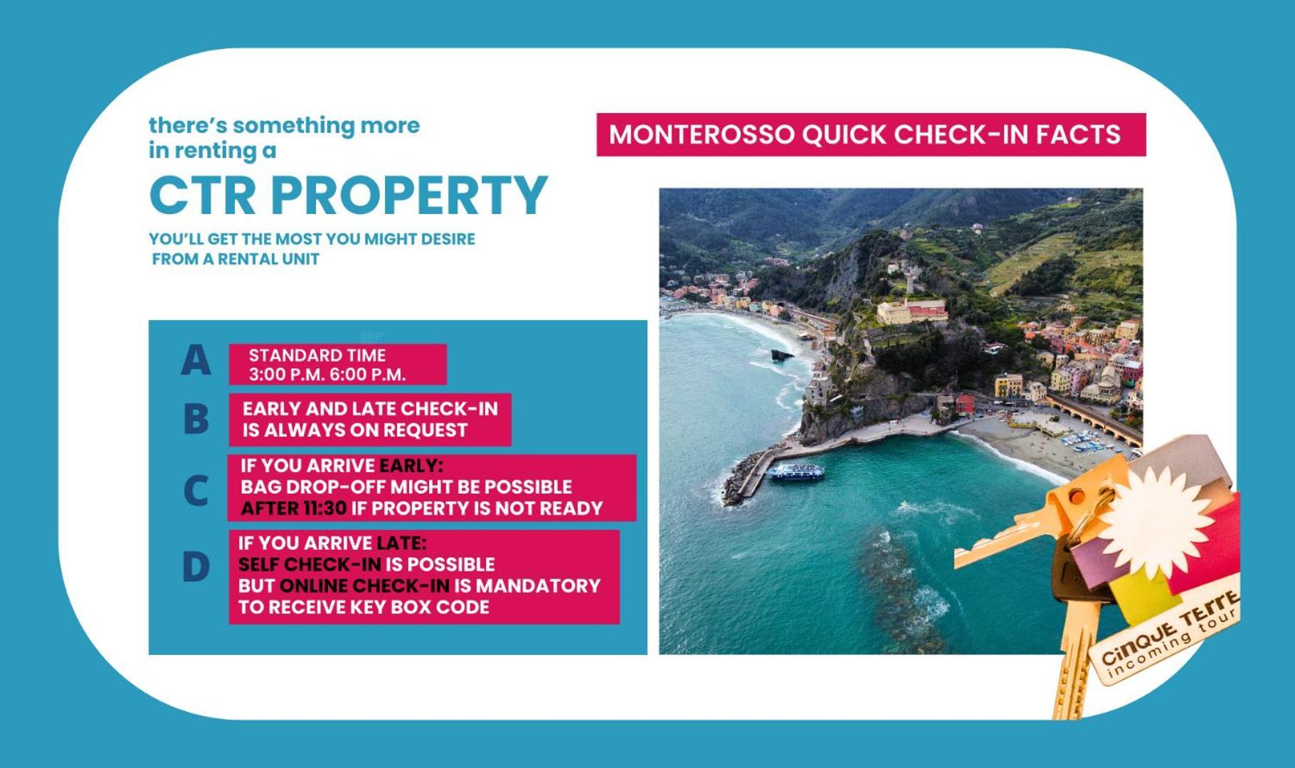 Giaella Sea View Apartment Monterosso al Mare Eksteriør bilde